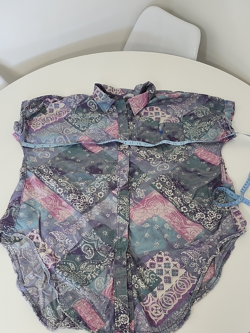 Free People Intimately Paisley Button-Down Sleep Shirt